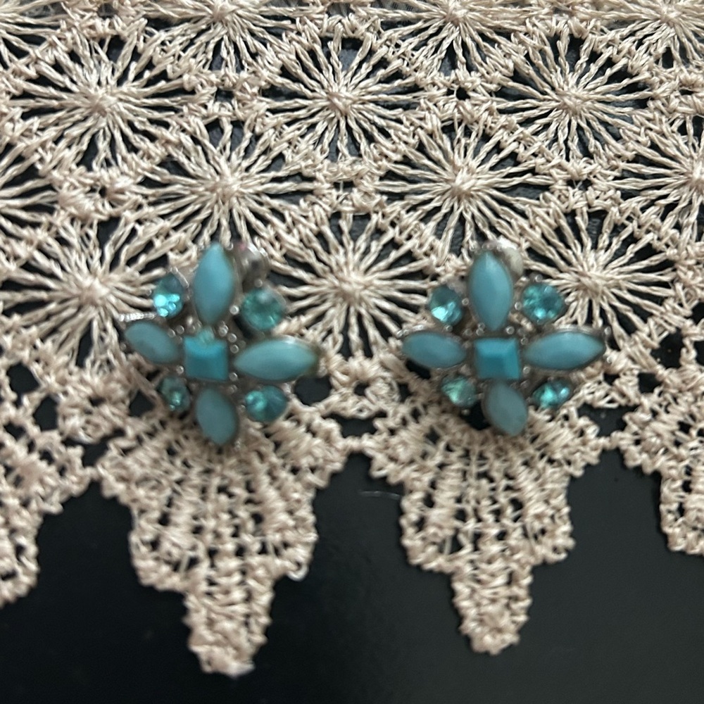 Vintage post earrings